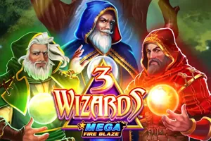 Playtech : Mega Fire Blaze: 3 Wizards - HASEAGAMING